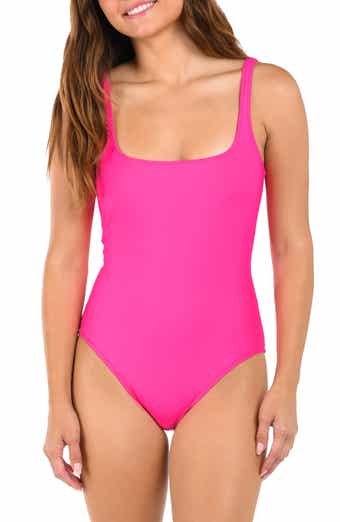 Citrus Solid One-Piece Swimsuit