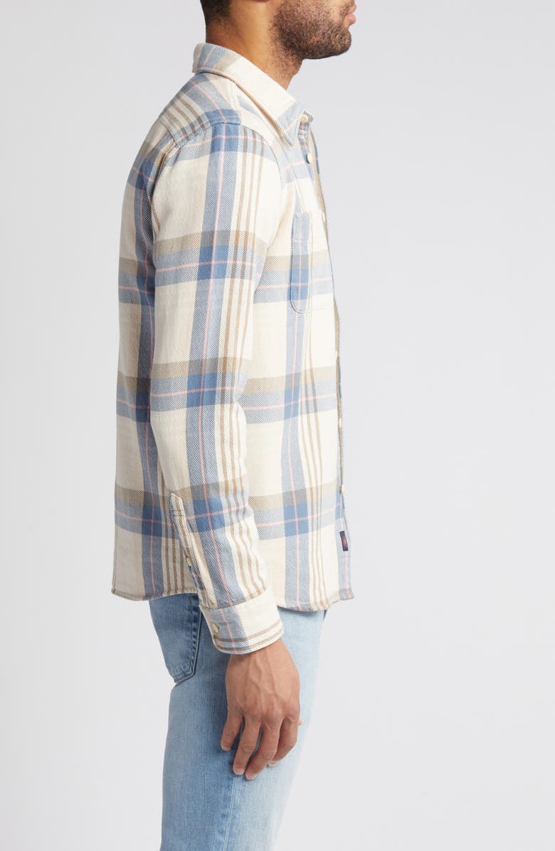 Faherty The Surf Organic Cotton Flannel Button-Up Shirt, Alternate, color,