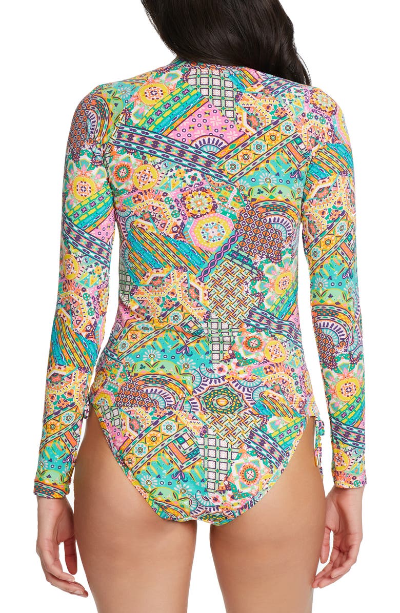 BLEU by Rod Beattie Seriously Sunny Rashguard, Alternate, color, 