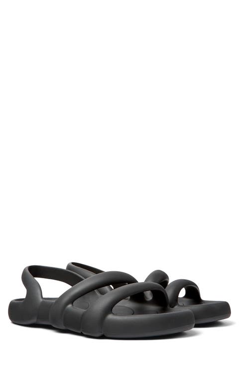 サンダル CAMPER Men Sandals Grey K100957-014 KOBARAH FLAT 0 Kobarah Grey Sandals for Men - Spring/Summer collection