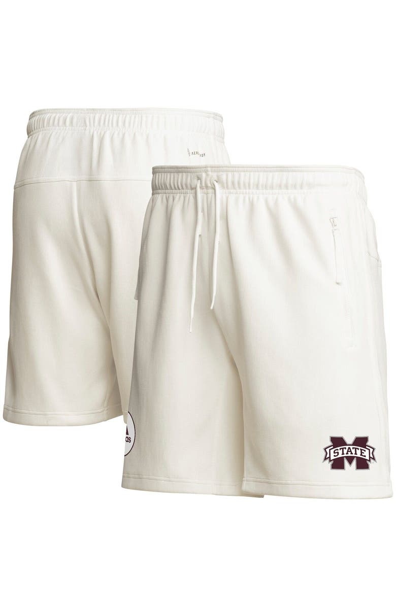 adidas Men's adidas Cream Mississippi State Bulldogs Zero Dye AEROREADY Shorts, Main, color, 