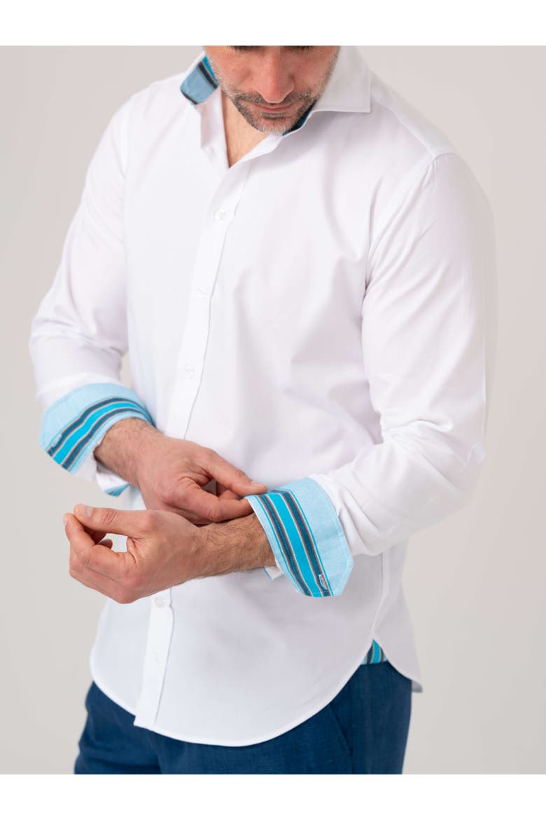 Button Up Shirt, Alternate, color, White