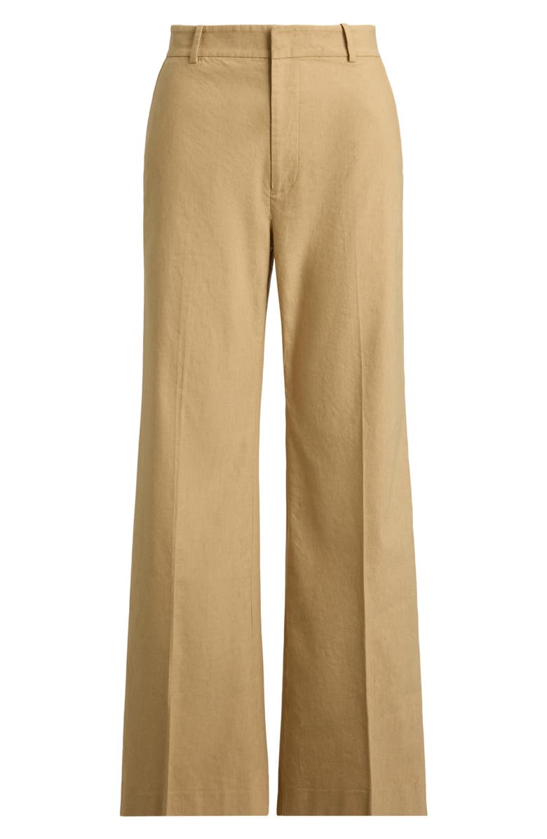 Polo Ralph Lauren Beaton Wide Leg Pants, Alternate, color, Beige