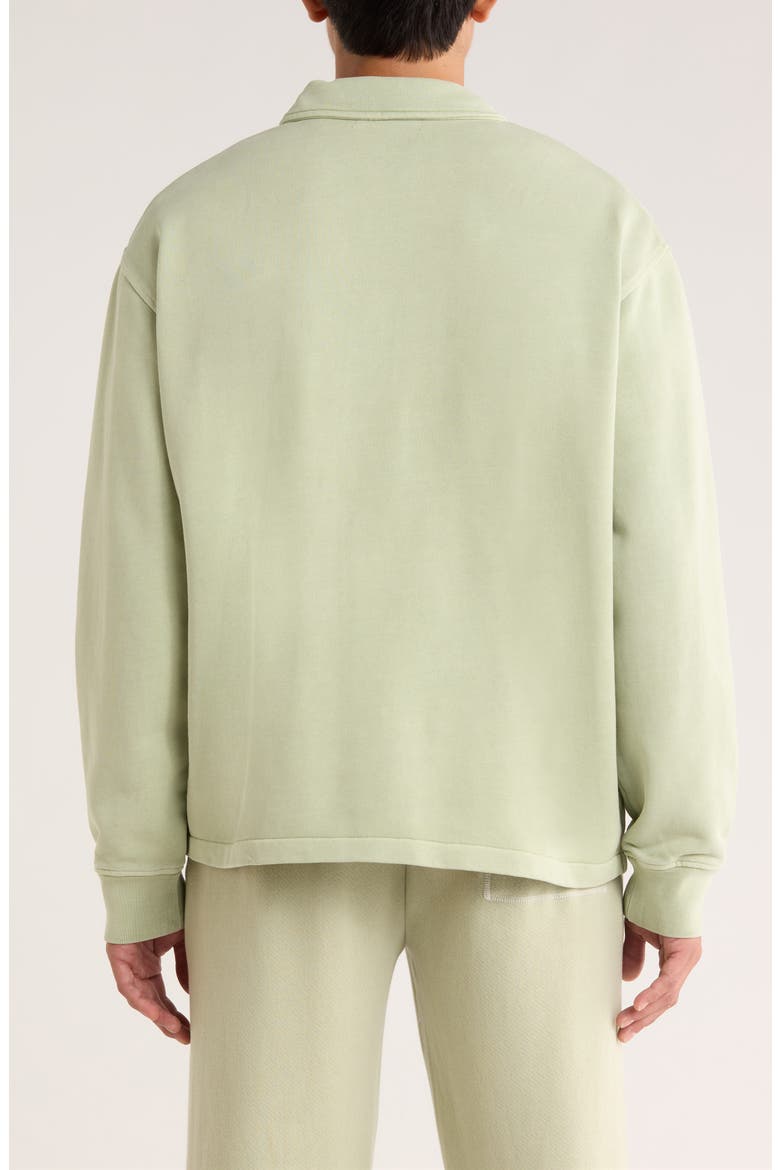 Wordmark Terry Chore Coat, Alternate, color, SAGE