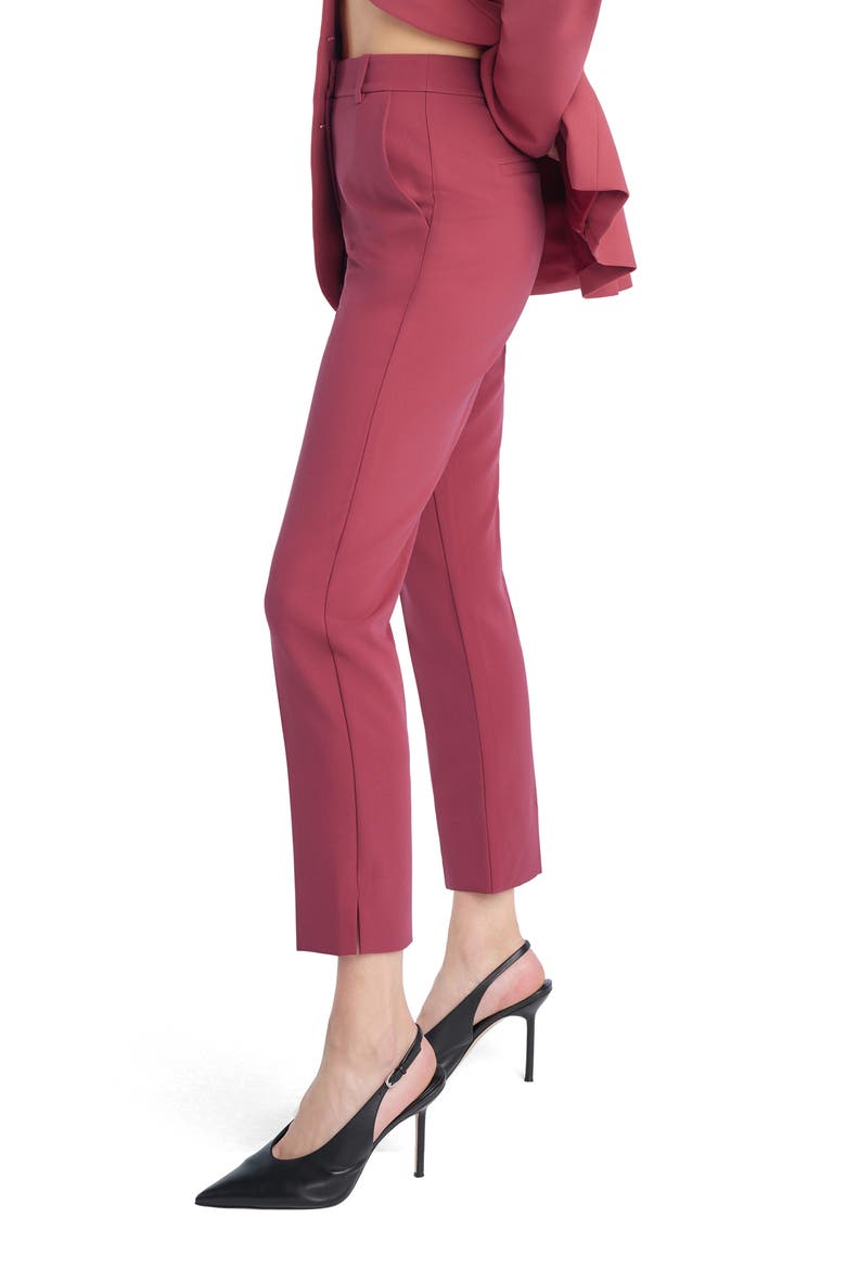 The Favorite High Waist Ankle Cigarette Pants, Alternate, color, EARTH RED