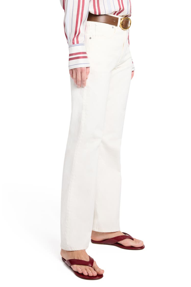 Kent St. Straight Leg Jeans, Alternate, color, OFF WHITE