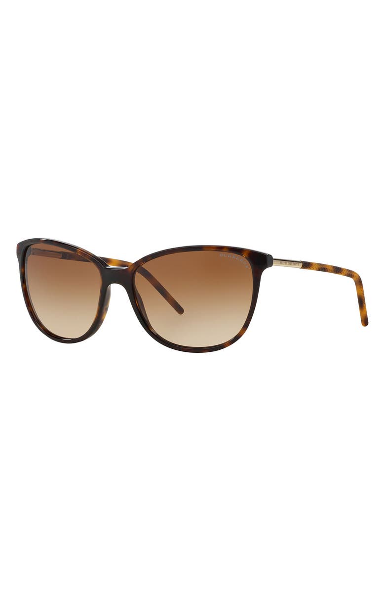Burberry 57mm Sunglasses, Alternate, color, 