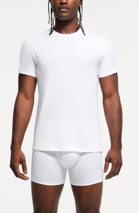 3-Pack Lightweight Cotton T-Shirts (Regular & Big)