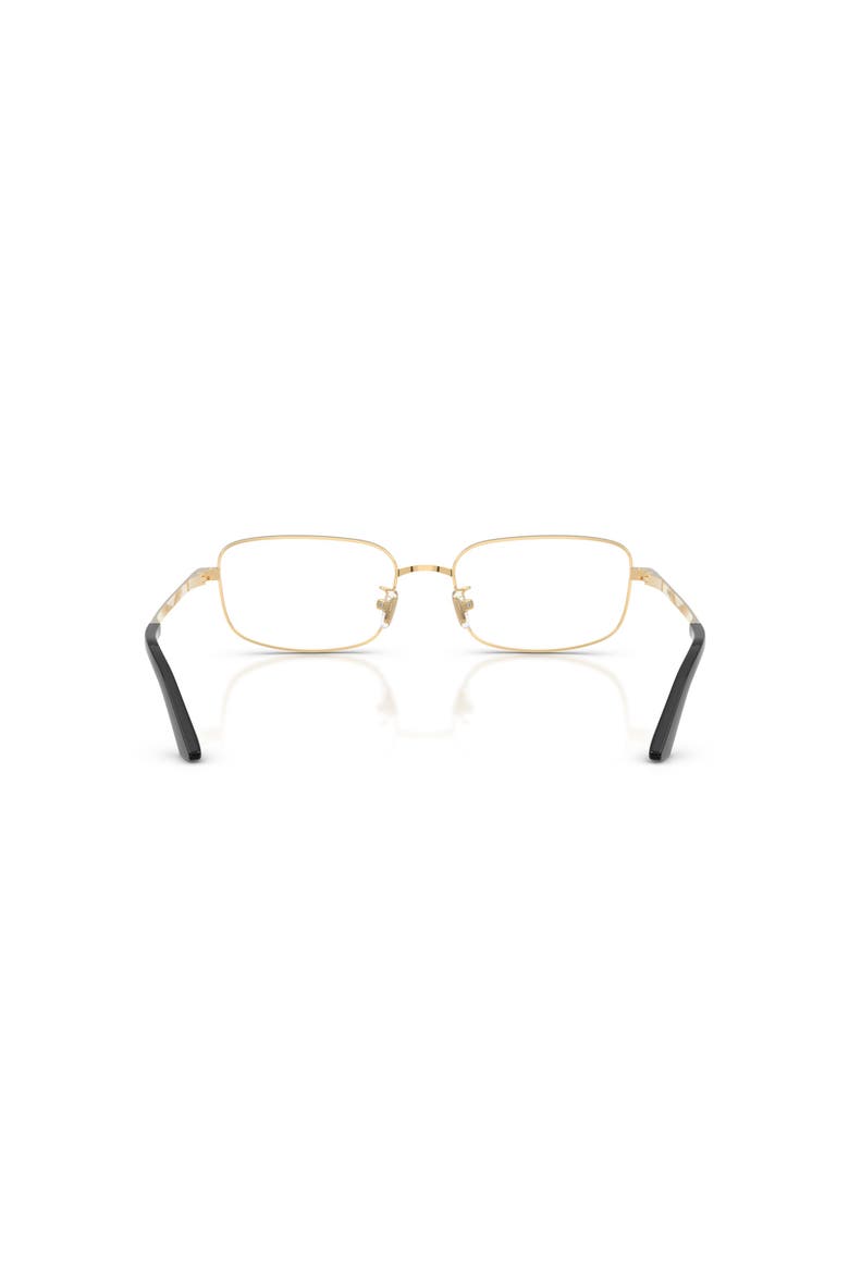 54mm Rectangle optical glasses, Alternate, color, Gold