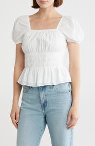 Melrose and Market Puff Sleeve Top