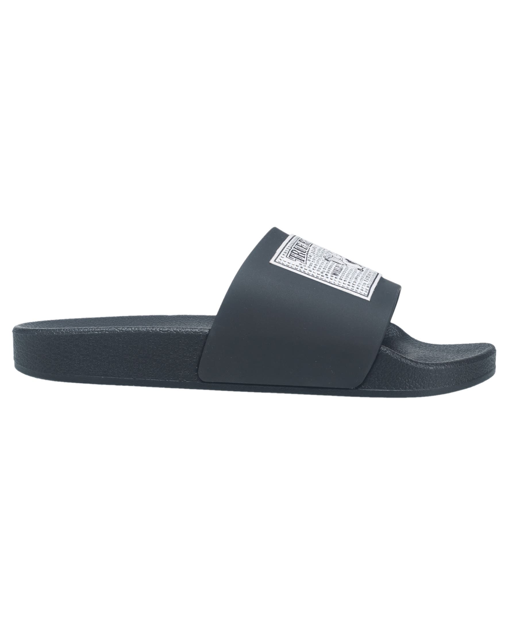 True Religion Kendra Pool Slide, Alternate, color, Black