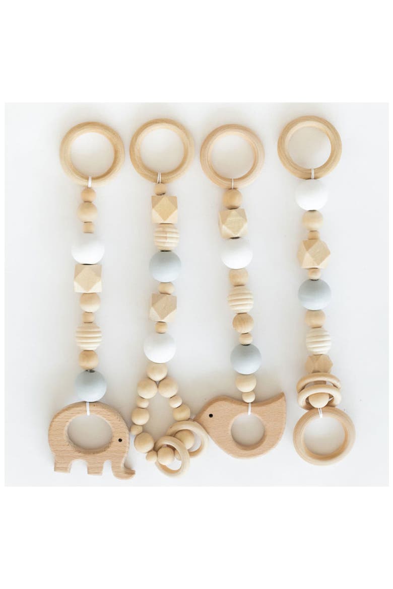 Wooden Baby Gym, Alternate, color, GRAY & WHITE