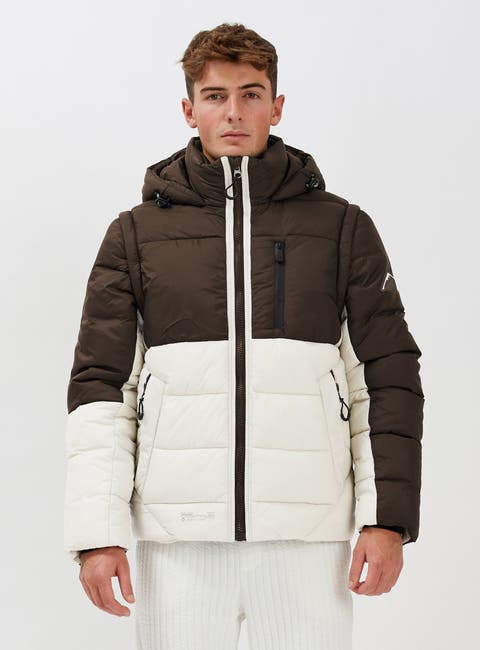 MIDWEIGHT ZIP-OFF SLEEVES PUFFER