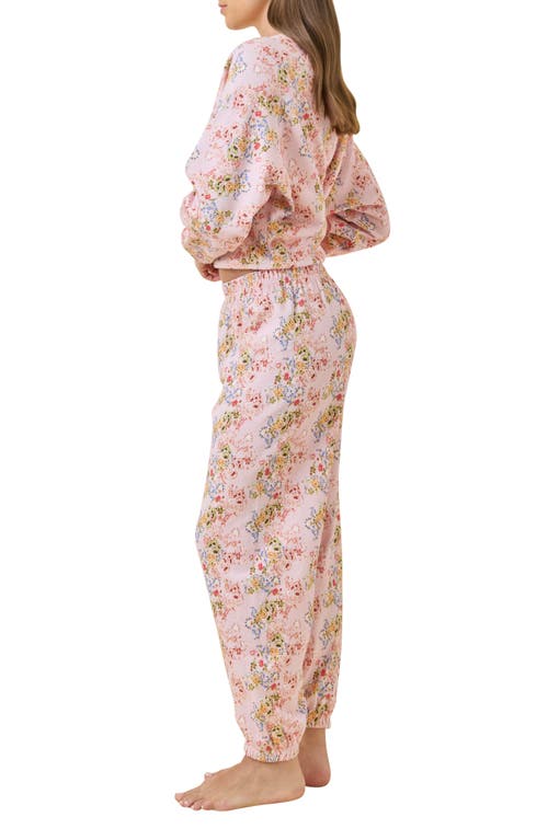 Papinelle Most Wanted Cotton Blend Terry Joggers In Pink