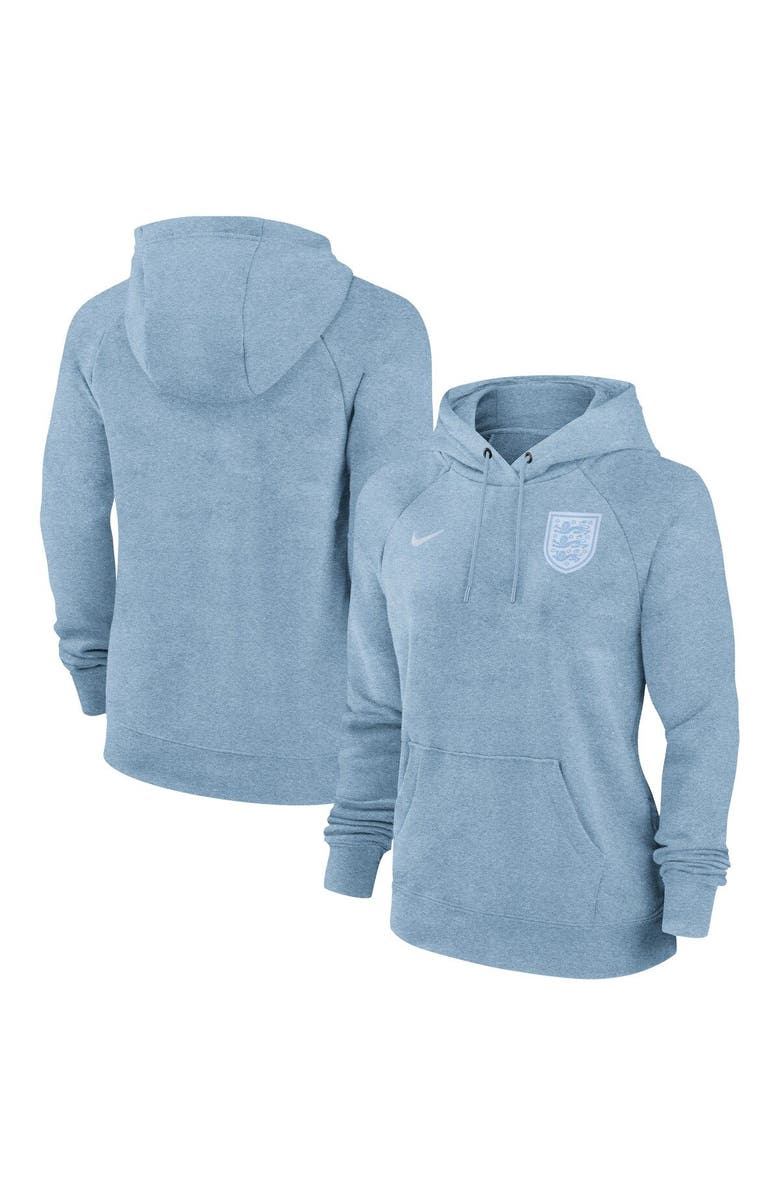 Nike Women's Nike Light Blue England Women's National Team Essential Raglan Pullover Hoodie, Main, color, 