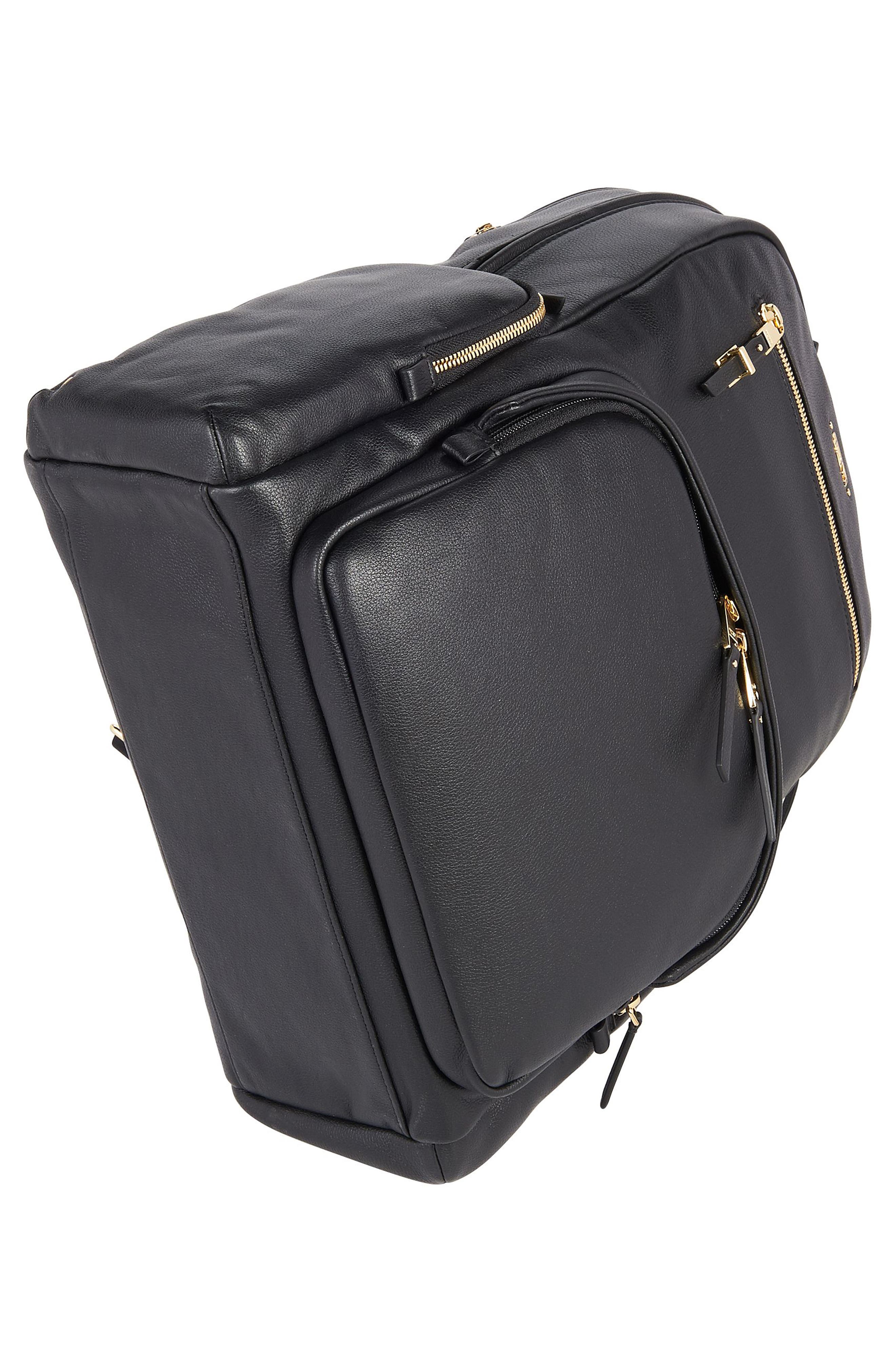 TUMI Voyageur Carson Leather Backpack, Alternate, color, 