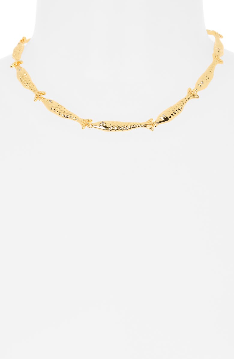 FRASIER STERLING Offshore Necklace, Alternate, color, Gold