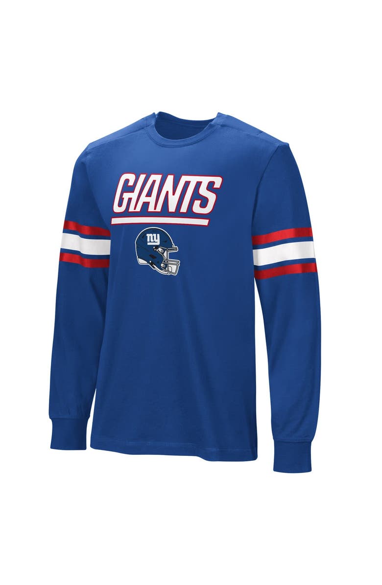 NFL Men's  Royal New York Giants Hands Off Long Sleeve Adaptive T-Shirt, Alternate, color, 