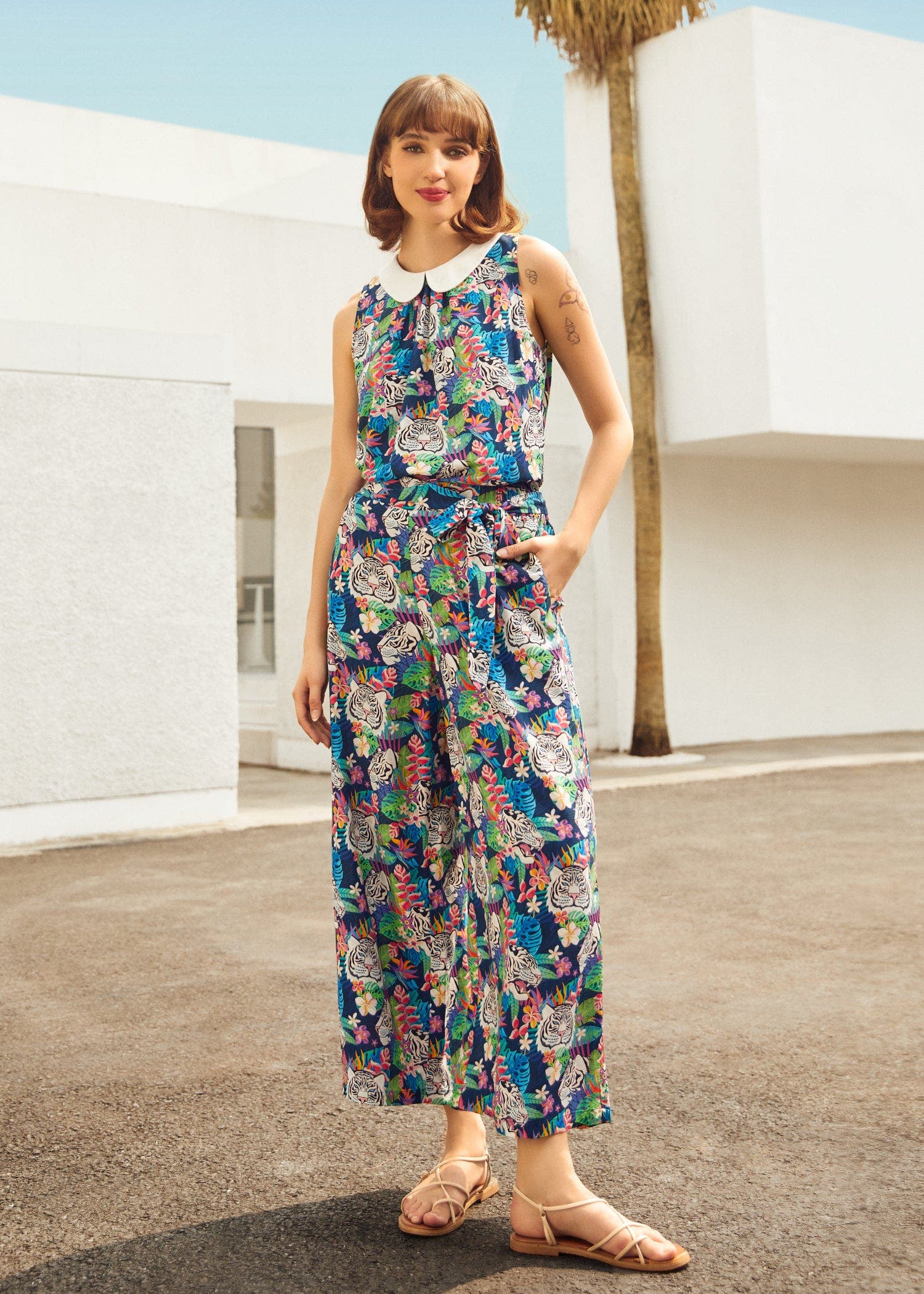 Just Add a Boarding Pass Wide Leg Pants - image 2