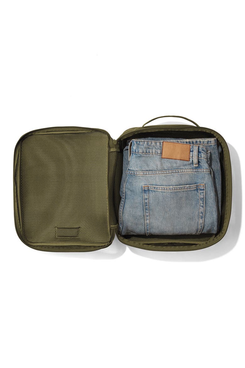 Large Roma Packing Cube, Alternate, color, DARK MOSS