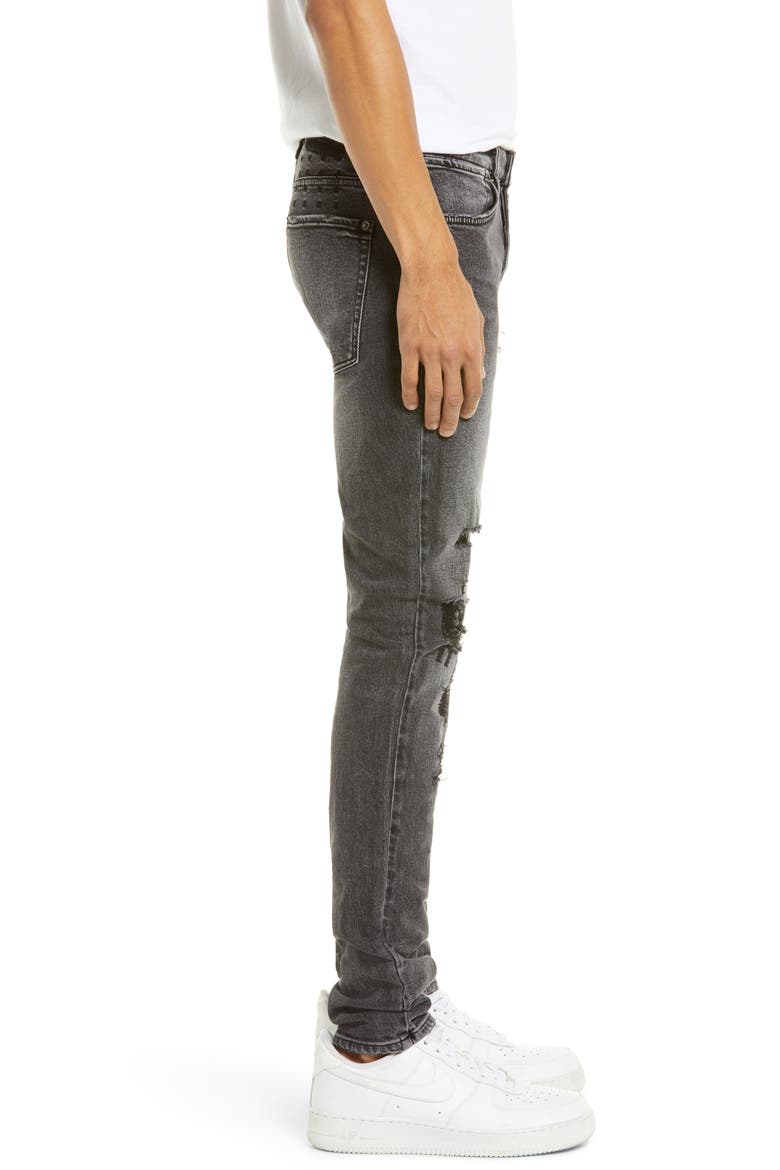 Van Winkle Angst Trashed Real Straight Leg Jeans, Alternate, color, DENIM