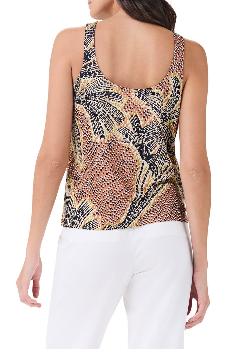 NIC+ZOE Dotty Palms Tank, Alternate, color, Neutral Multi