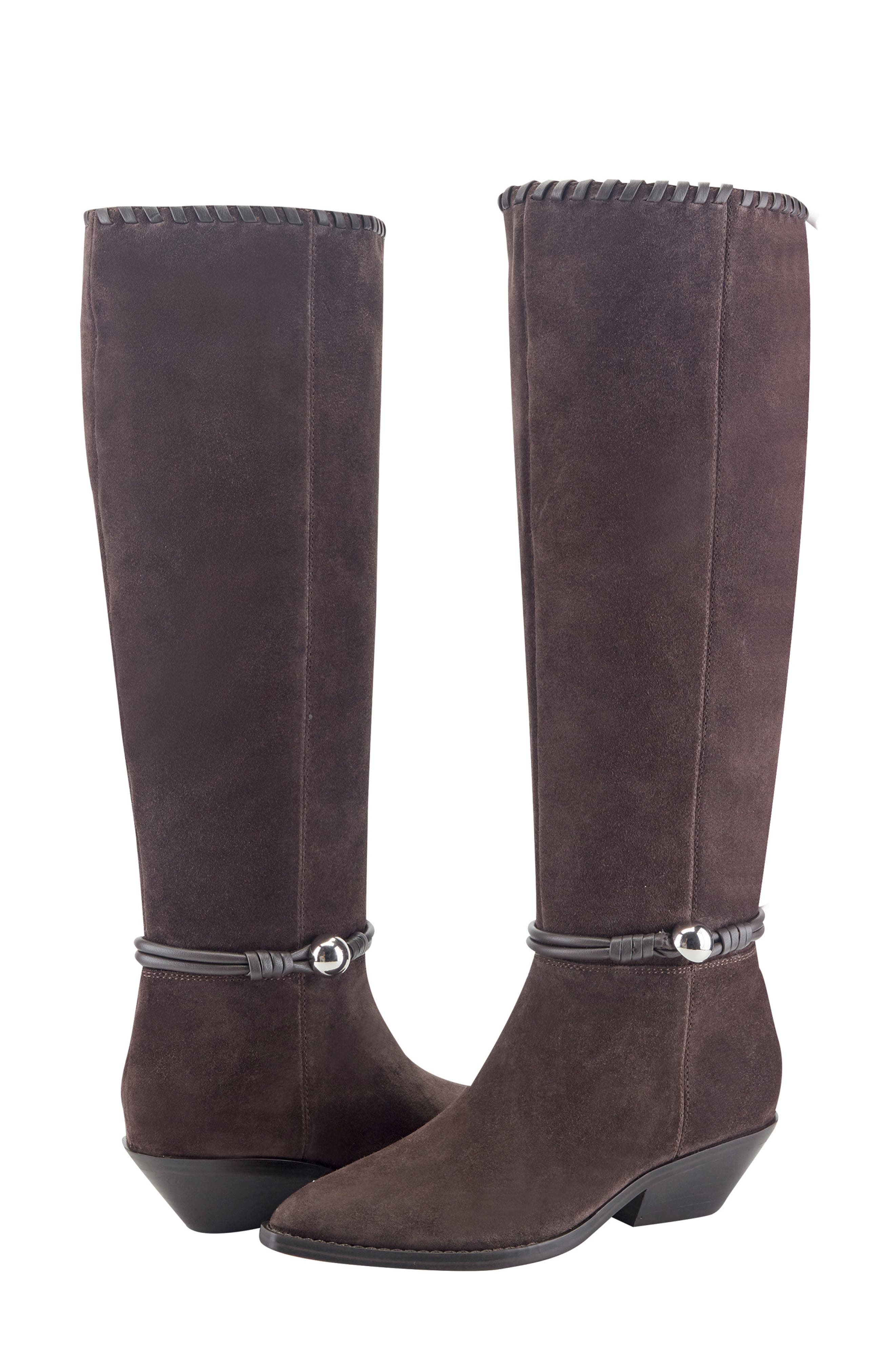 Ainsley Knee High Boot, Alternate, color, DARK BROWN 200