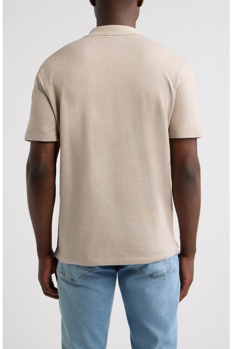 Barnes Crown Crafted Knit Polo, Alternate, color, TRUFFLE