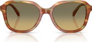 COACH 53mm Gradient Square Sunglasses