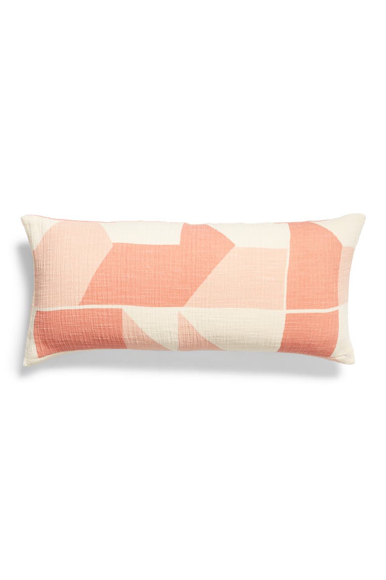 Print Accent Pillow, Alternate, color, PINK DAWN MULTI