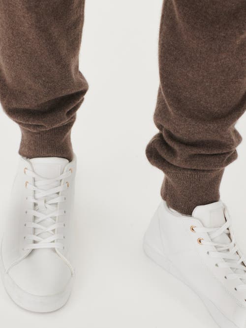 Gobi Mongolian Cashmere Jogger In Cocoa