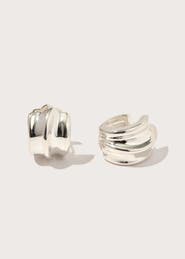 Otiumberg Small Wave Hoop Earrings