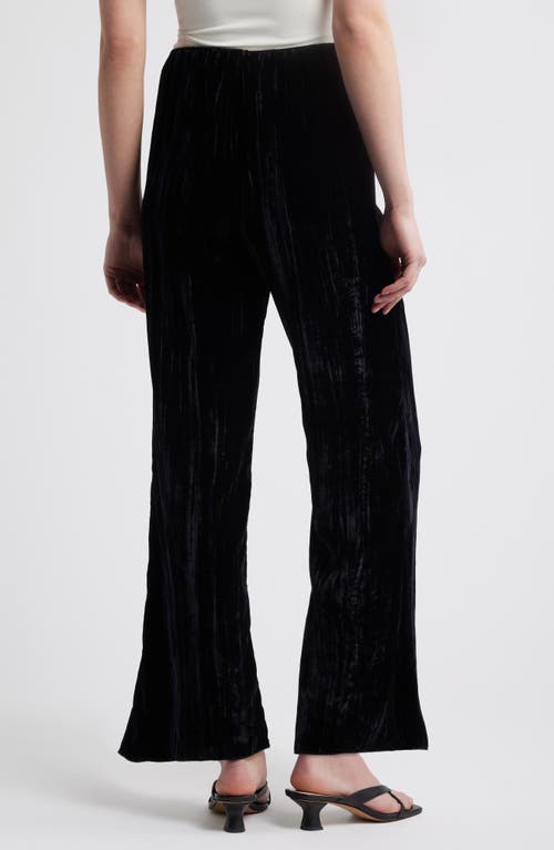 Rails Brissa Velvet Flare Pants In Black Velvet