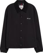 Moncler Arinell Logo Embroidered Shirt Jacket