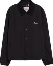 Moncler Arinell Logo Embroidered Shirt Jacket