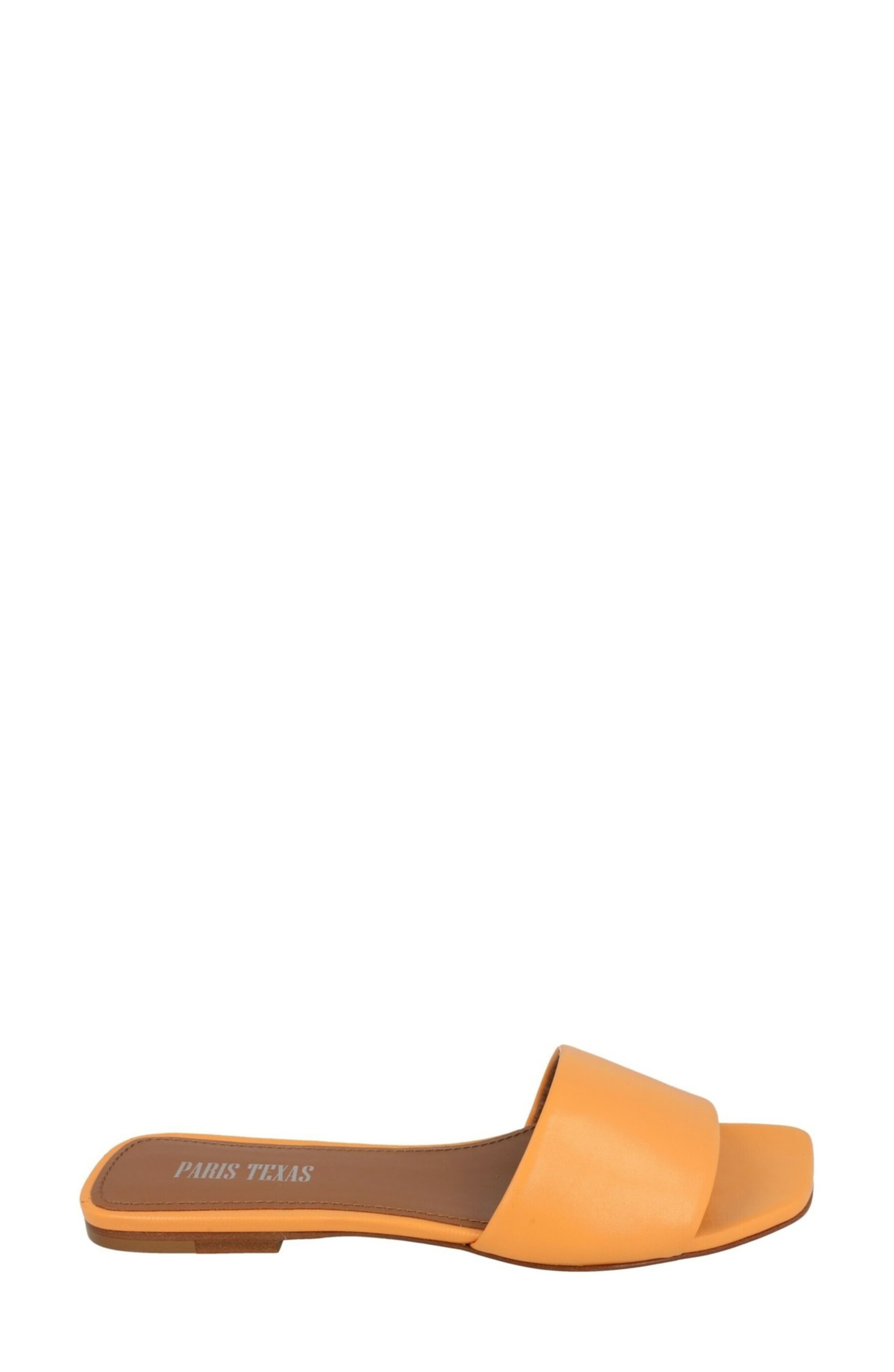 Paris Texas Sanremo Slide Sandal, Alternate, color, Orange