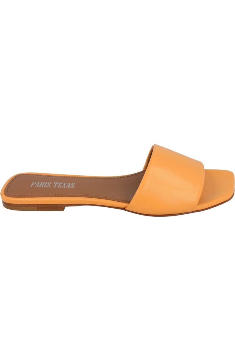 Paris Texas Sanremo Slide Sandal, Alternate, color, Orange