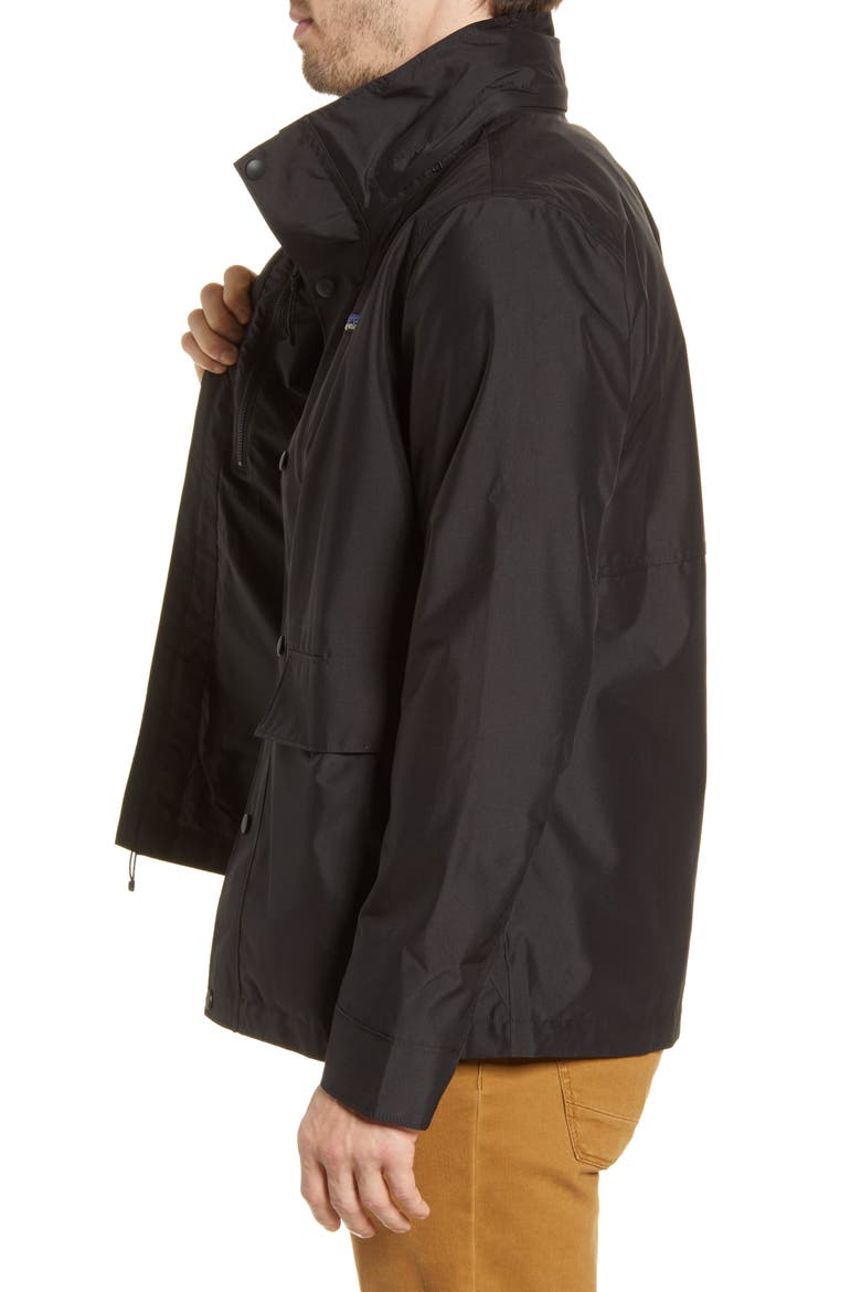 Light Storm Water Repellent Jacket, Alternate, color, BLACK