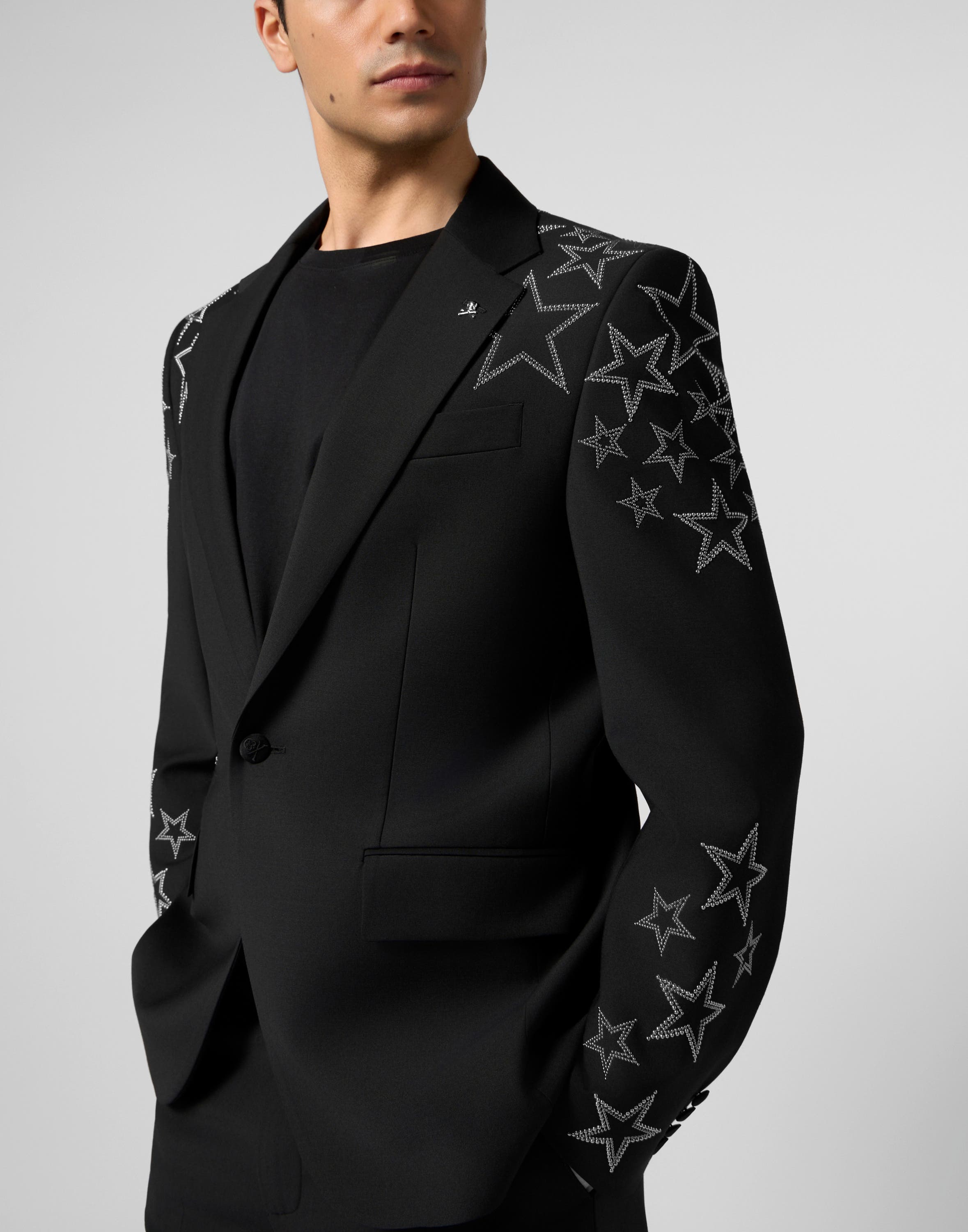 PHILIPP PLEIN Blazer Gigolo Fit Stars Studs Men (Men) | Nordstrom