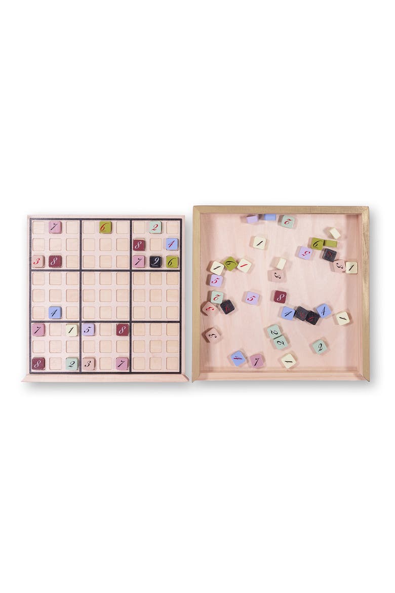 Sip & Style Sudoku Set, Alternate, color, BLUSH