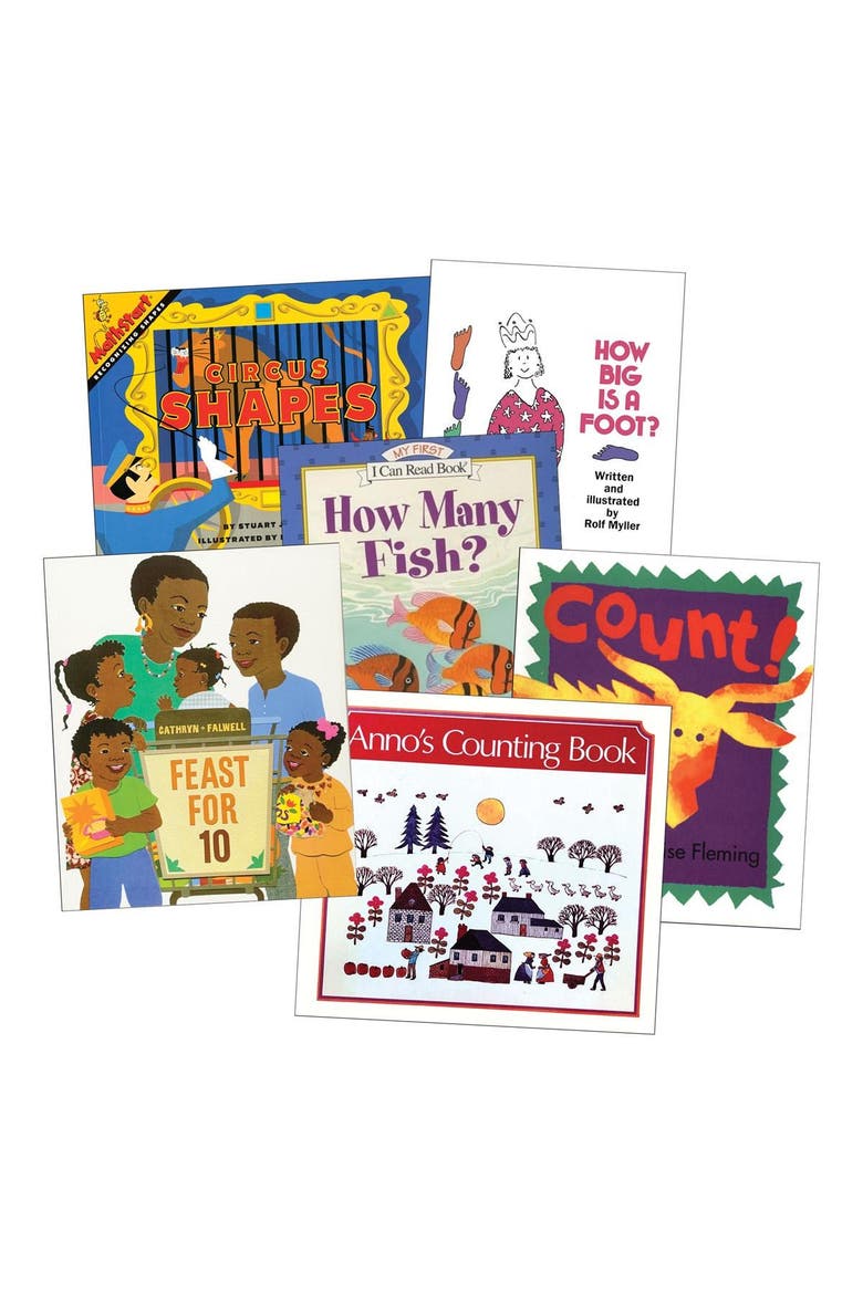 Learning About Math Books - Set of 6, Main, color, Multicolor