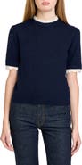 WAYF Everett Short Sleeve Sweater