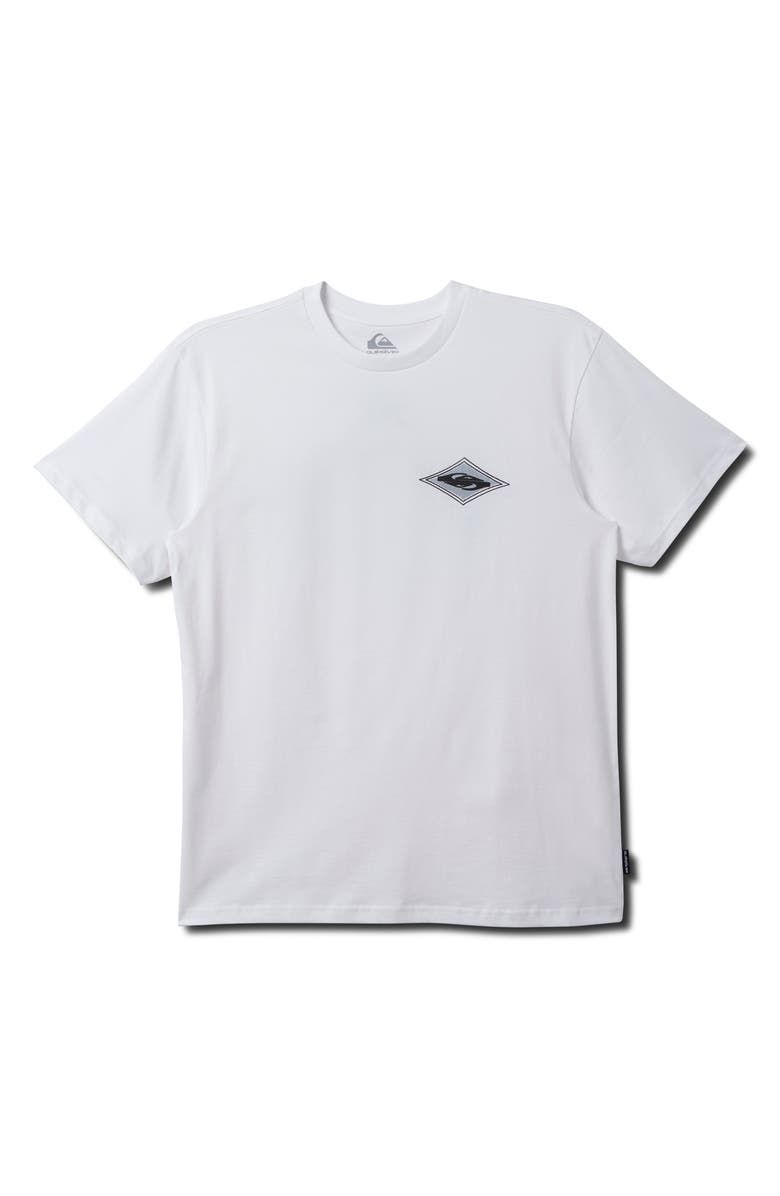 Quiksilver Reflect Graphic T-Shirt, Main, color, White