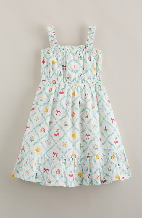 Kids' Print Ruffle Cotton Sundress (Toddler, Little Kid & Big Kid)