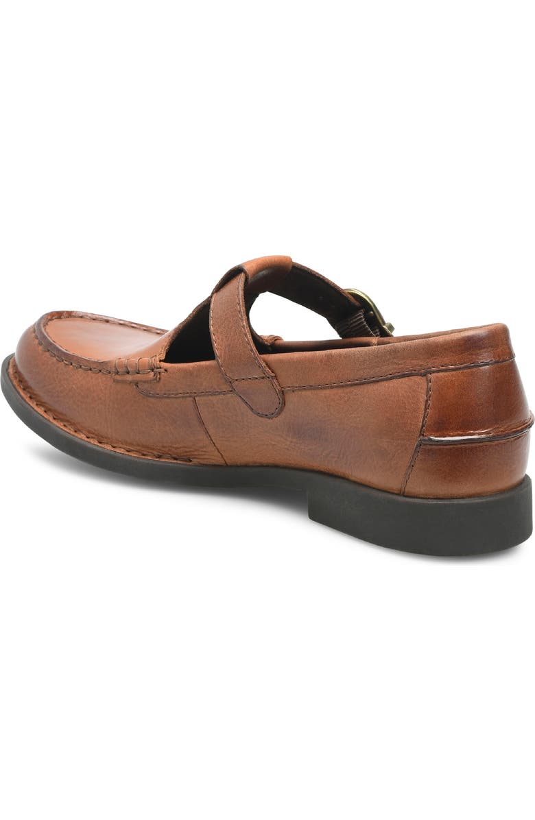 Børn Miki T-Strap Flat, Alternate, color, Tan Leather