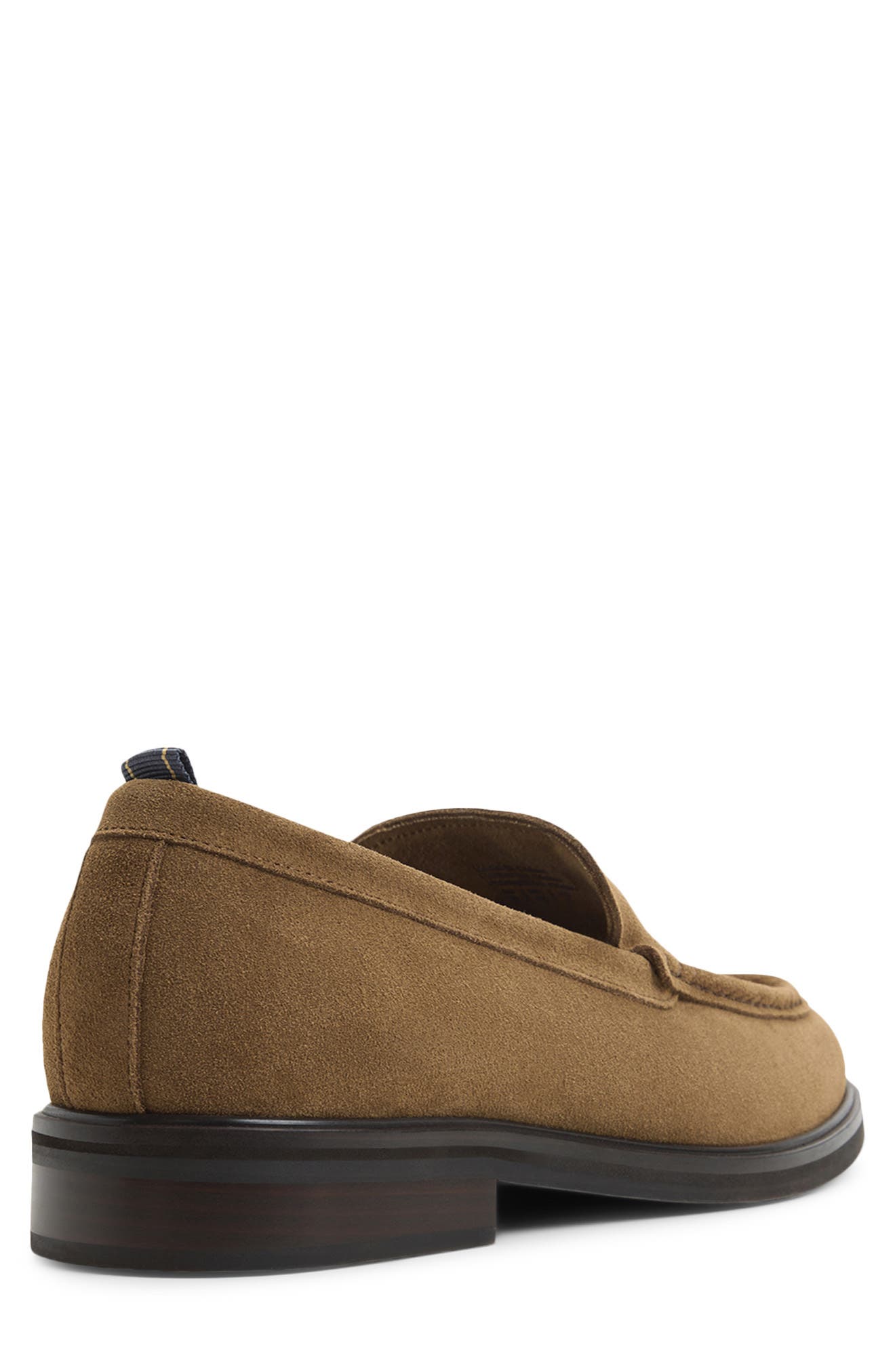 Brooks Brothers Belport Moc Toe Loafer, Alternate, color, Medium Brown