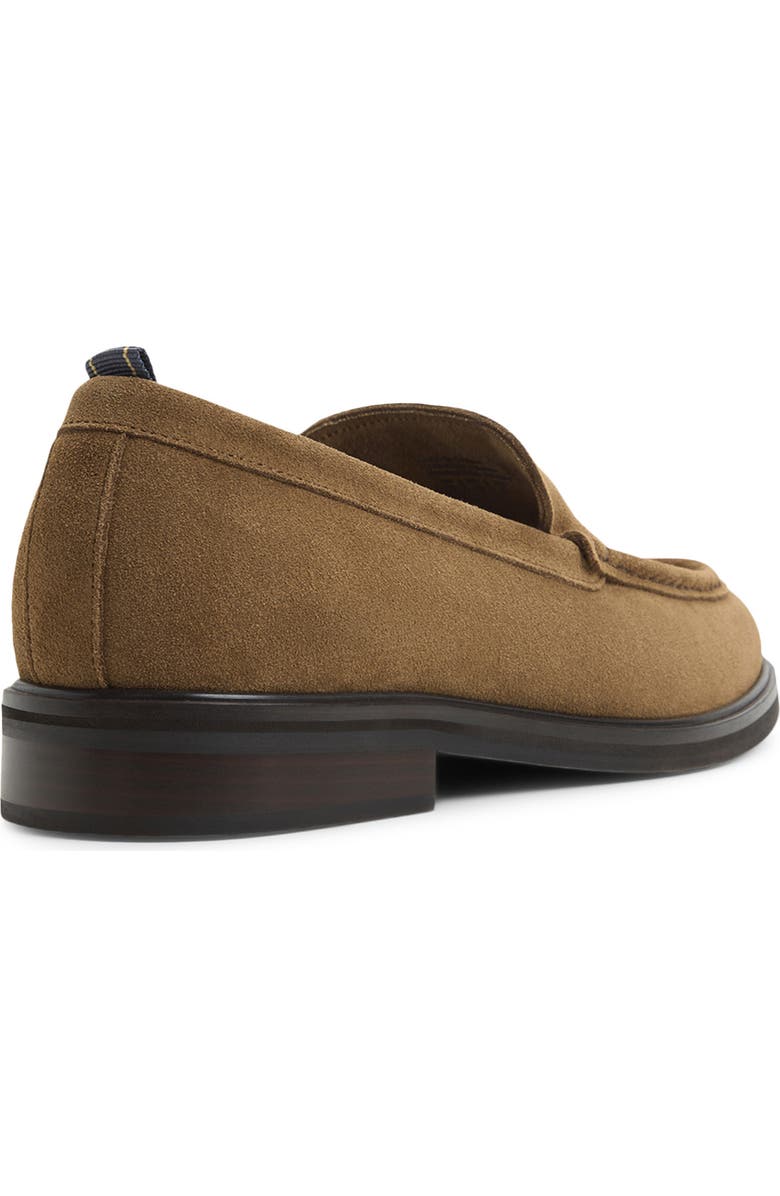 Brooks Brothers Belport Moc Toe Loafer, Alternate, color, Medium Brown