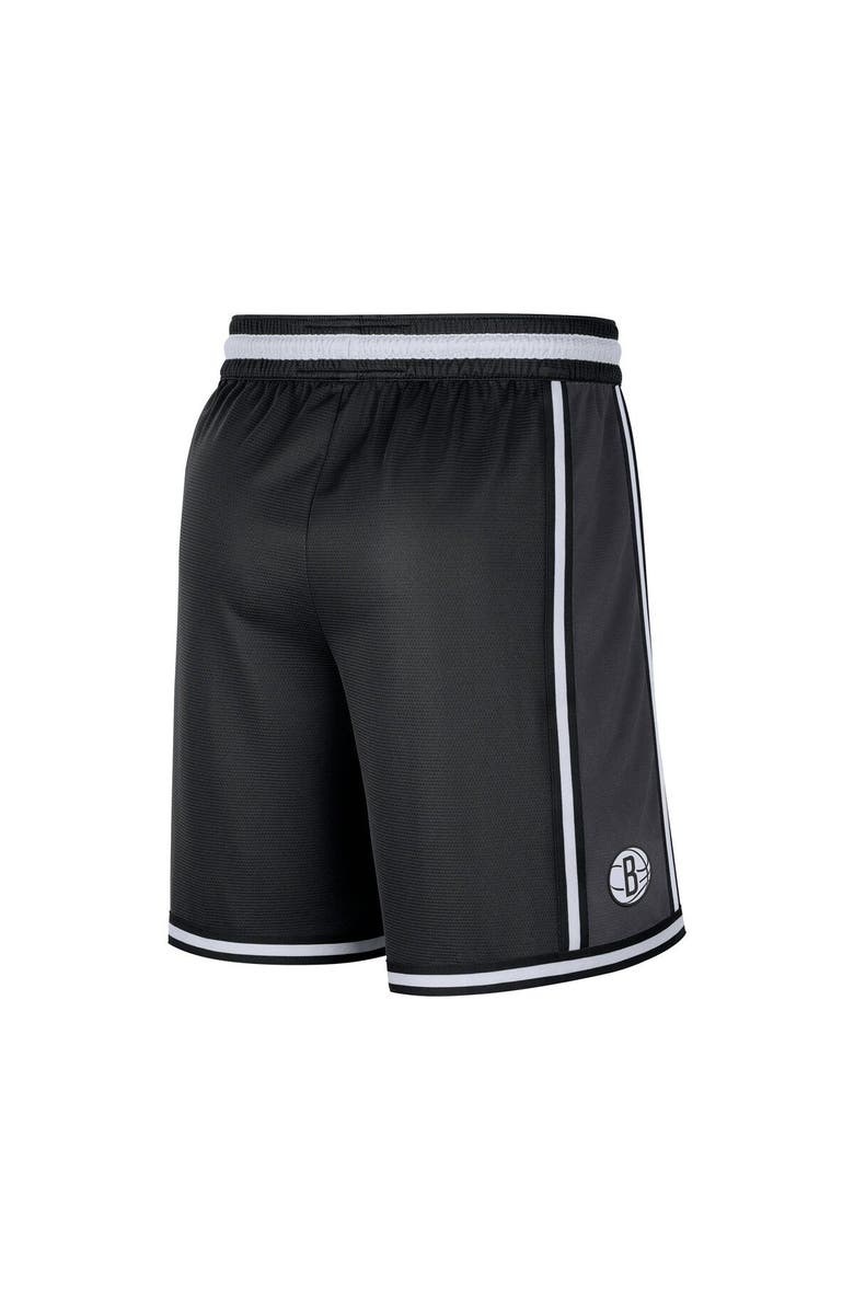 Nike Men's Nike Black Brooklyn Nets Pre-Game Performance Shorts, Alternate, color, 
