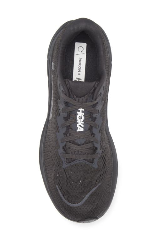 Hoka Rincon 4 Running Shoe In Black