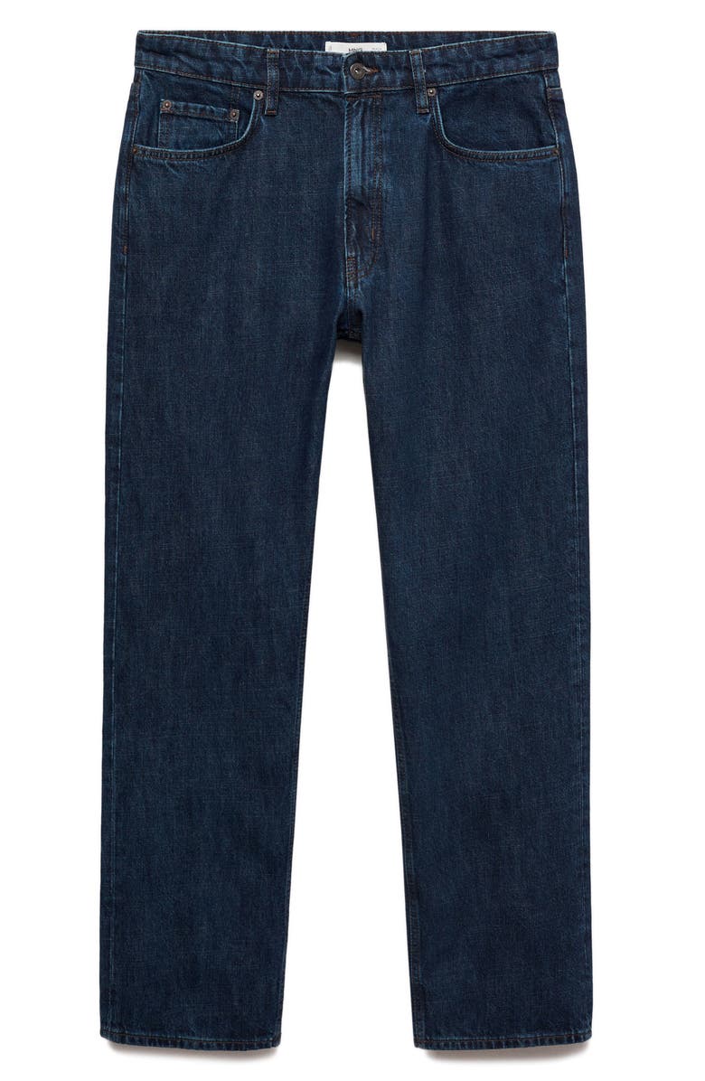 MANGO Straight Leg Jeans, Alternate, color, Open Blue